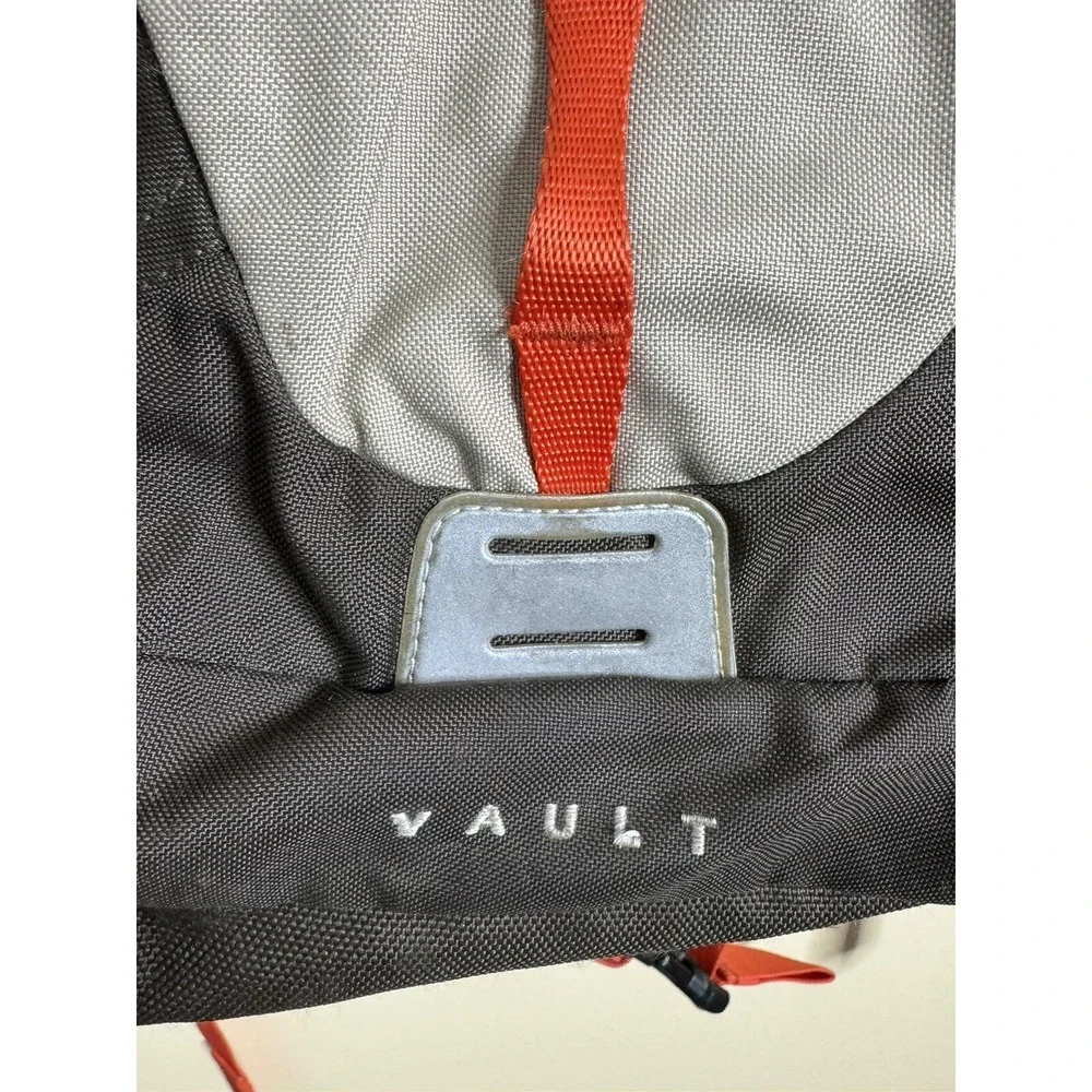 The North Face Vault Brown and Orang Vault Outdoor Hiking  Backpack